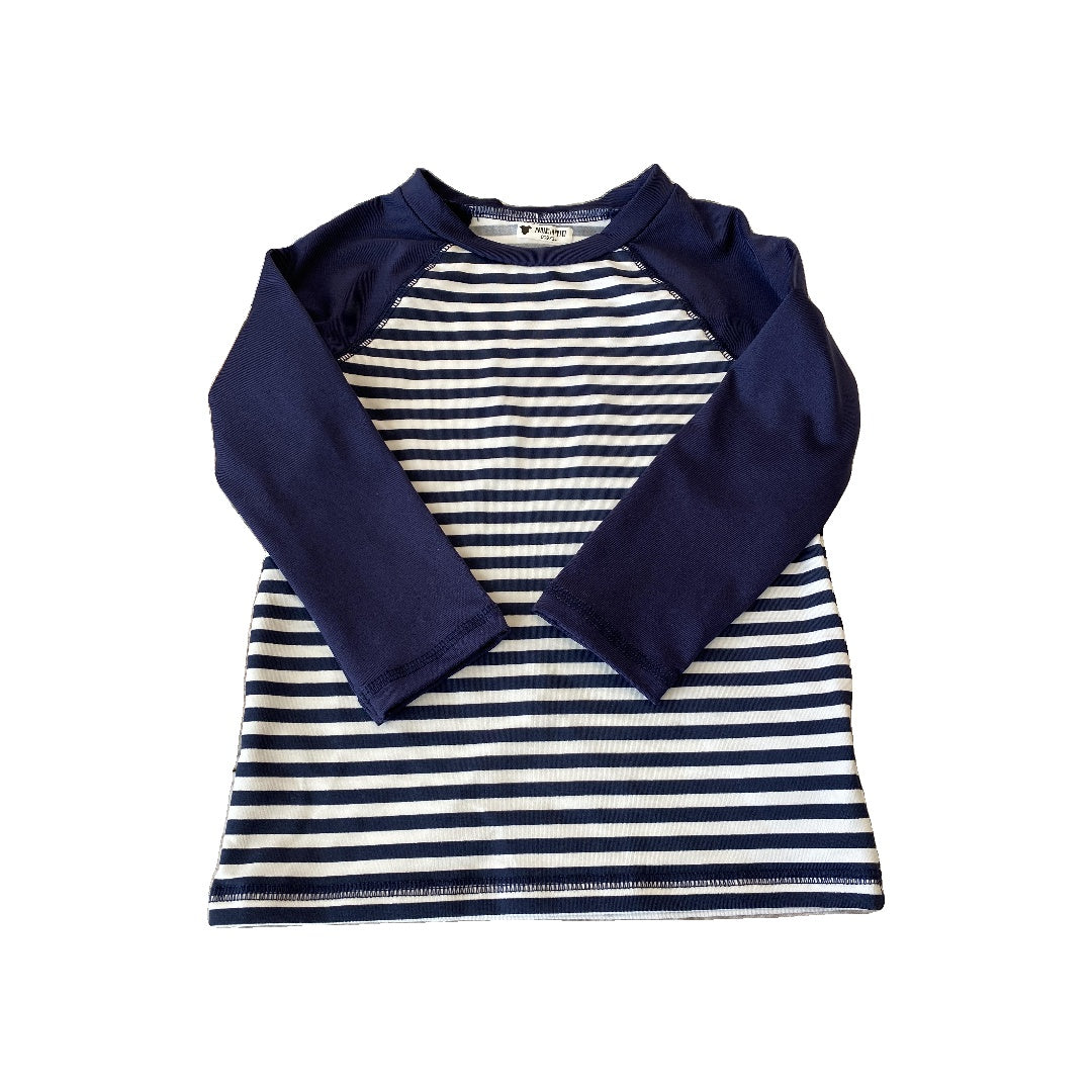 Cat & Jack Unisex Navy Blue | White | Stripe Swimwear Size: 2T Navy Blue | White | Stripe