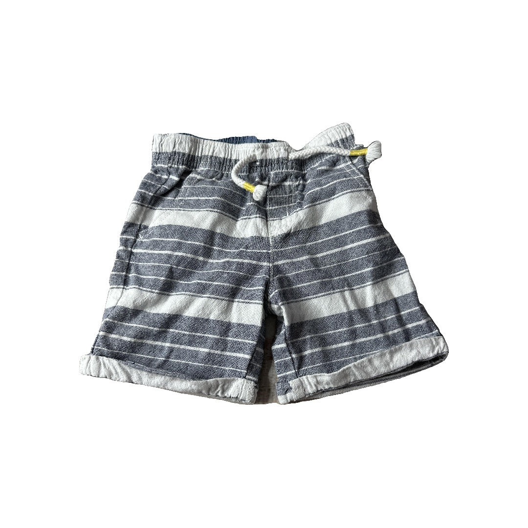 Gymboree Boys Navy Blue | White | Stripe Shorts Size: 18-24 months Navy Blue | White | Stripe