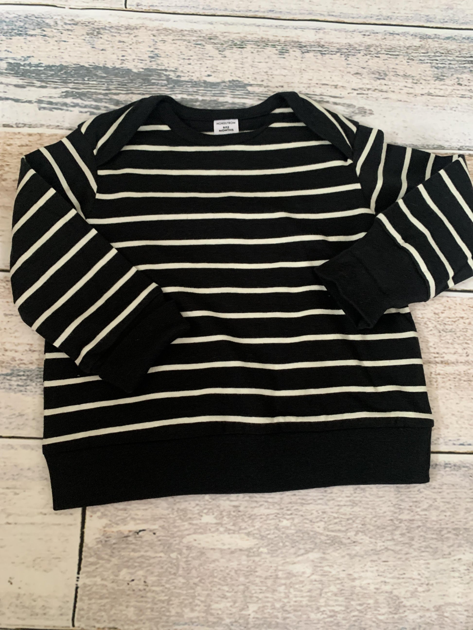 Nordstrom Boys Navy Blue | White | Stripe Sweater Size: 9-12 Months Navy Blue | White | Stripe