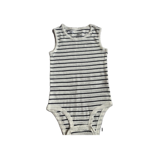 Carters Boys Navy Blue | White | Stripe Onesie Size: 24 months Navy Blue | White | Stripe