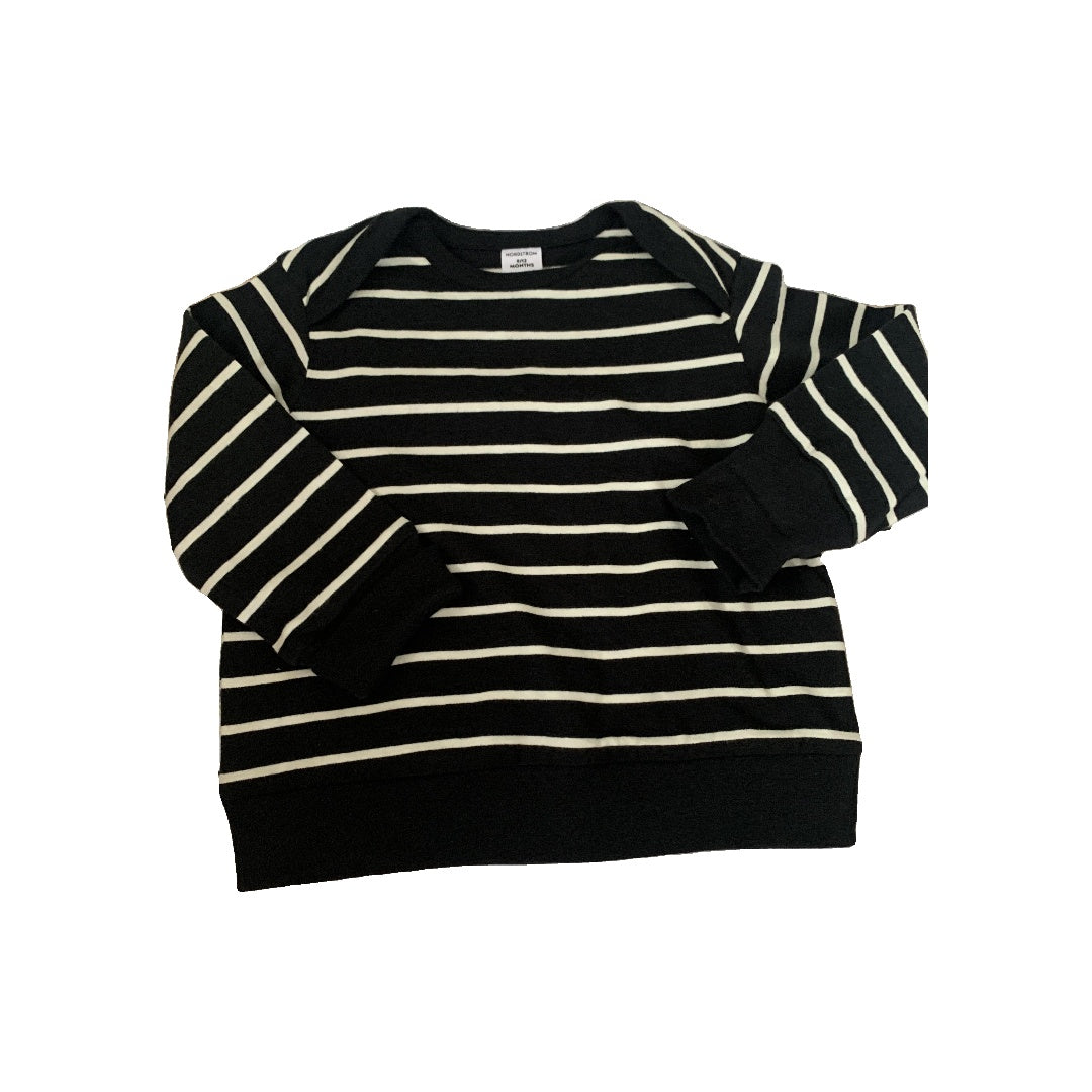 Nordstrom Boys Navy Blue | White | Stripe Sweater Size: 9-12 Months Navy Blue | White | Stripe