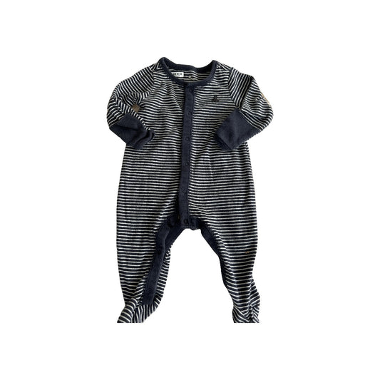 Gap Boys Navy Blue | White | Stripe Pajamas Size: 0-3 months Navy Blue | White | Stripe