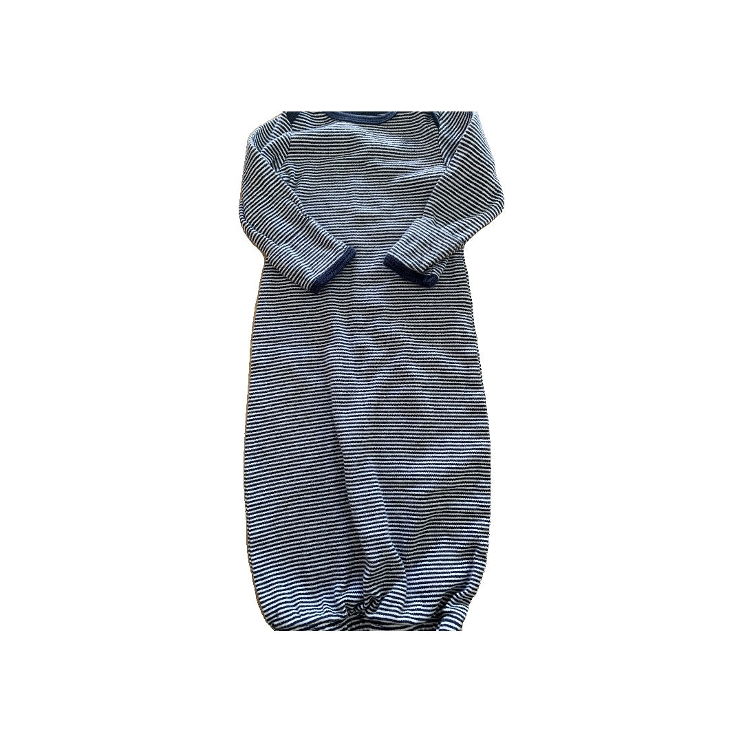 Boys Navy Blue | White | Stripe Sleepsack Size: 0-3 months Navy Blue | White | Stripe