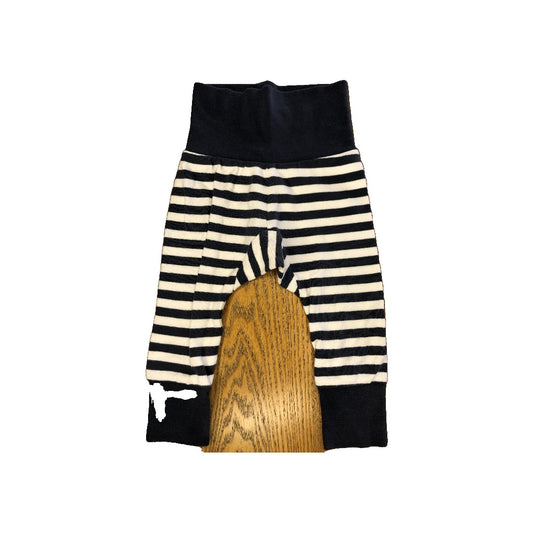 Zatano Unisex Navy Blue | White | Striped Pants Size: 12 months Navy Blue | White | Striped