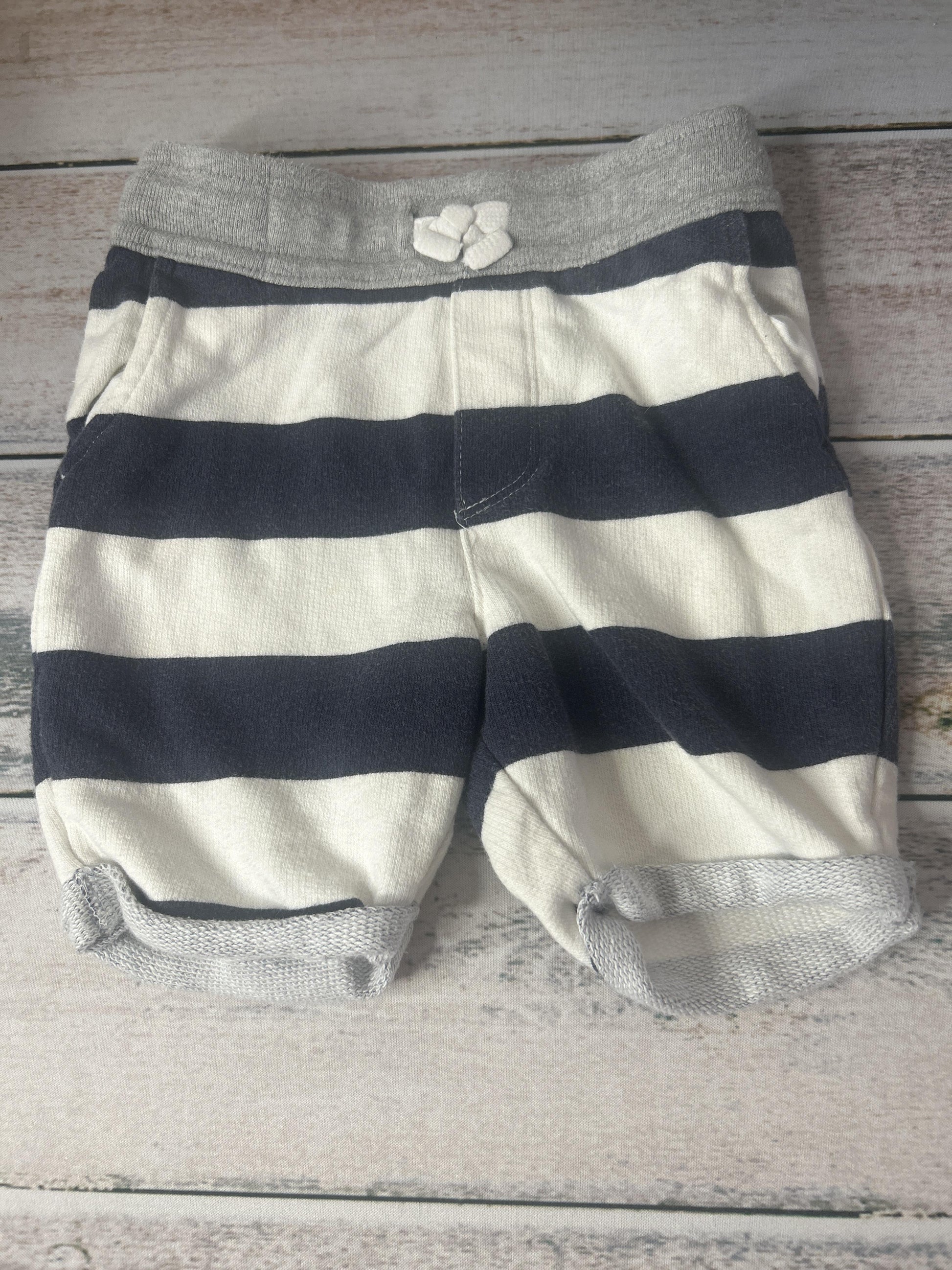Unisex Navy Blue | White Shorts Size: 2 years Navy Blue | White