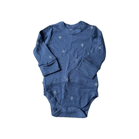 Goumi Unisex Navy Blue | White Onesie Size: 0-3 months Navy Blue | White