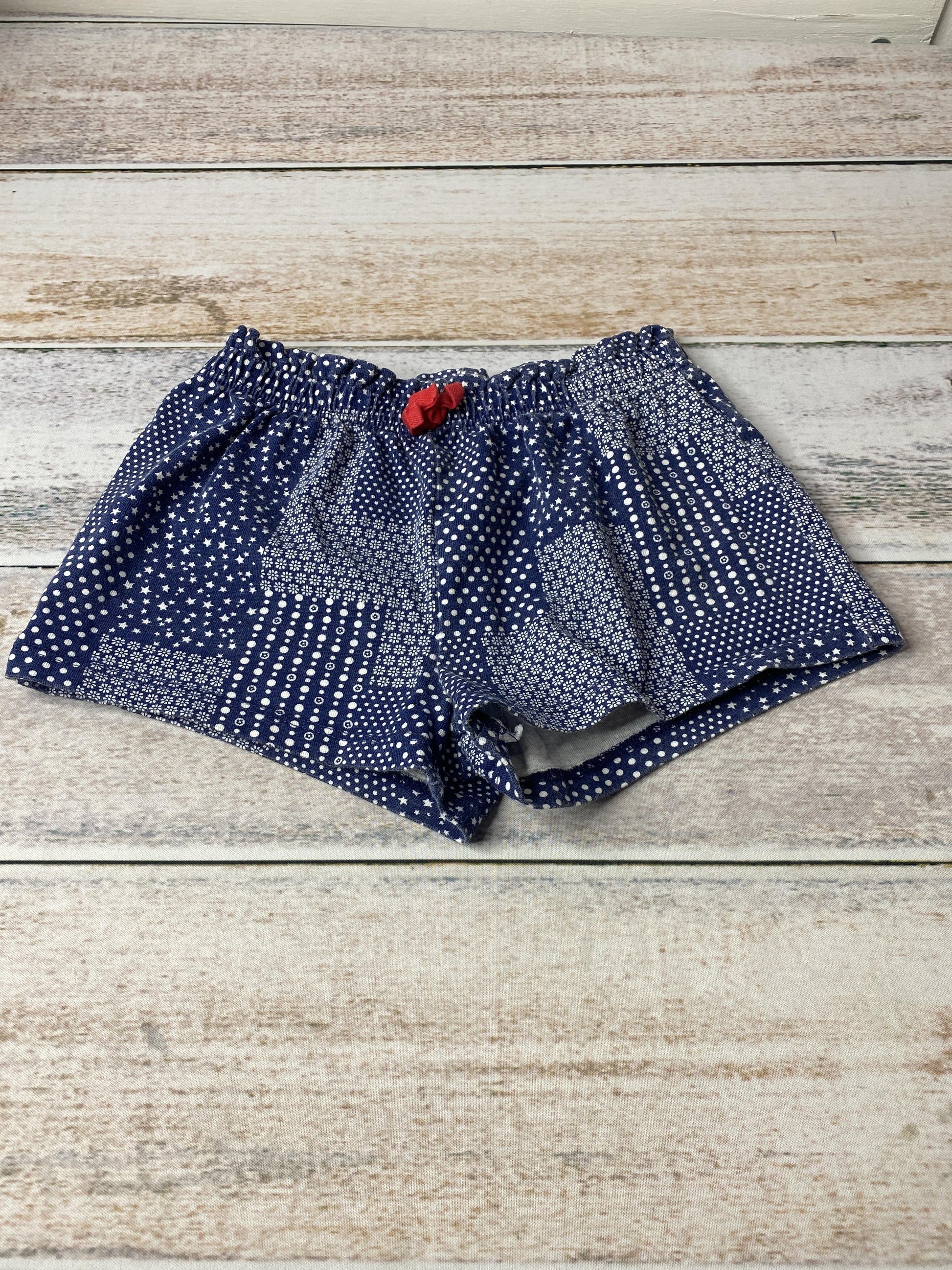 First Impressions Girls Navy Blue | White Shorts Size: 24 months Navy Blue | White