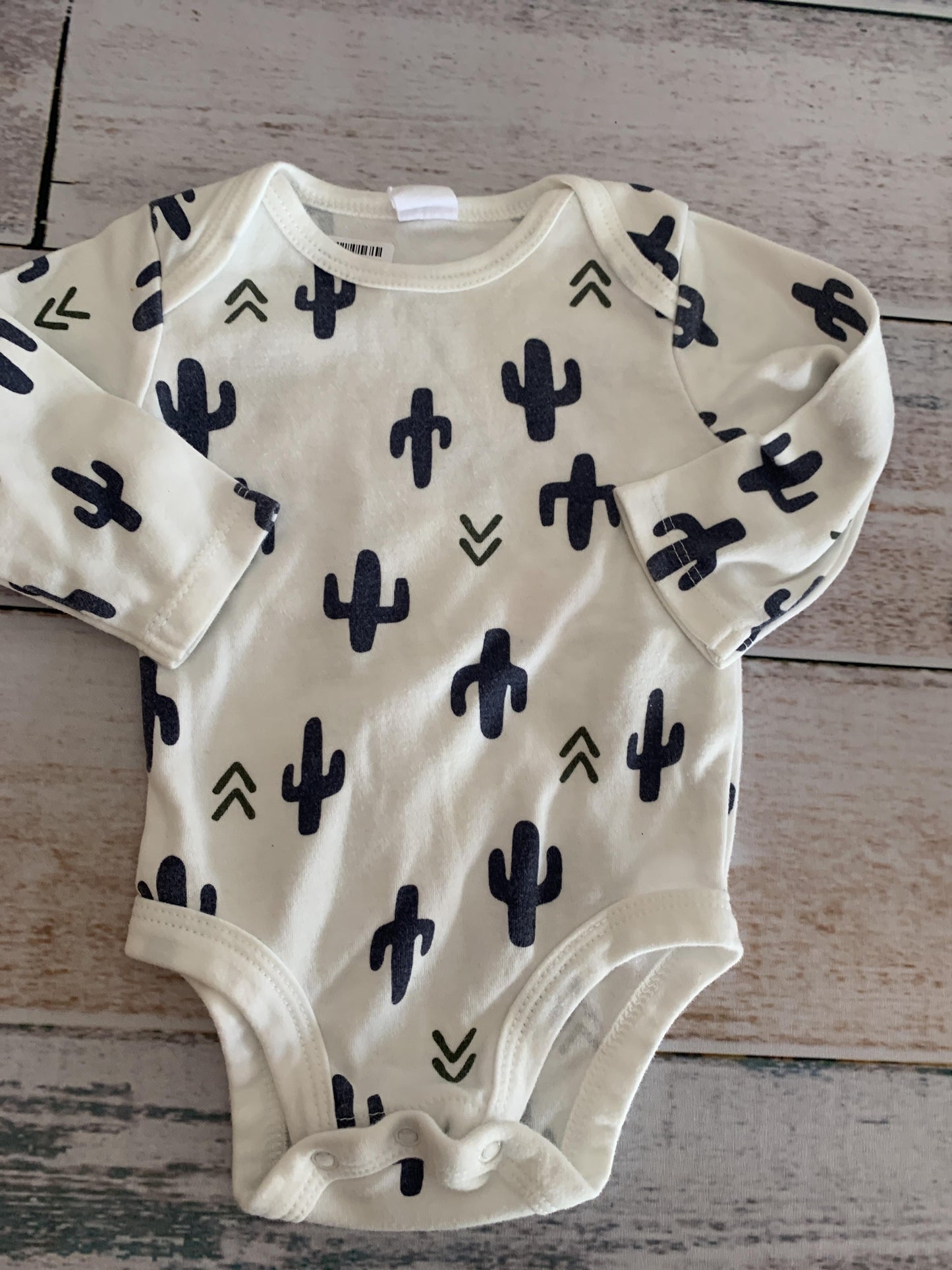 PL Baby Unisex Navy Blue | White Onesie Size: 3 months Navy Blue | White