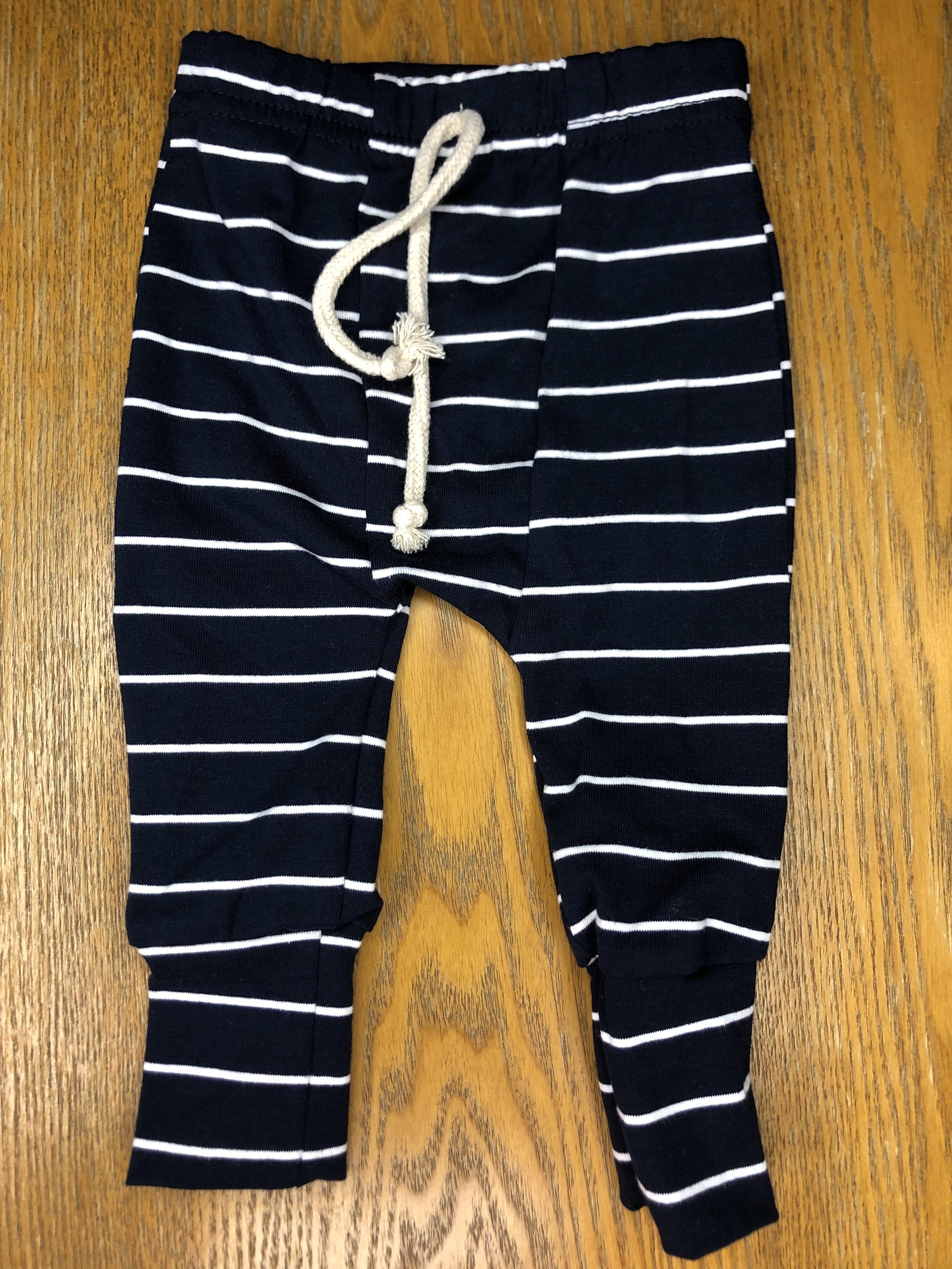 Forever French Unisex Navy Blue | White Pants Size: 3-6 months Navy Blue | White