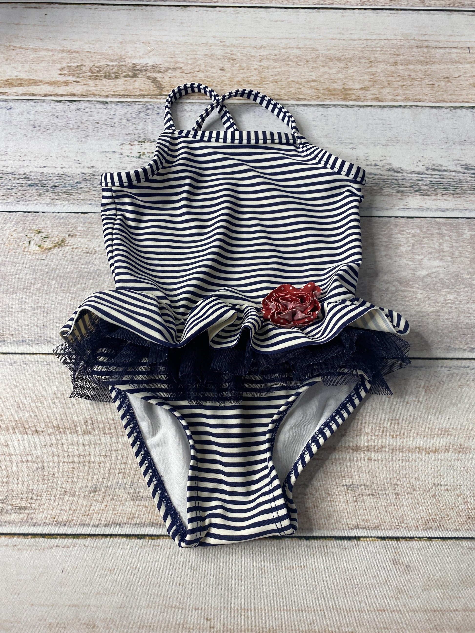 Circo Girls Navy Blue | White Swimwear Size: 12 months Navy Blue | White