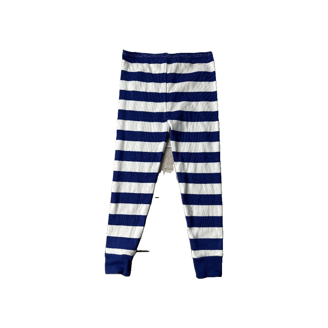 Boys Navy Blue | White Pajamas Size: 3T Navy Blue | White