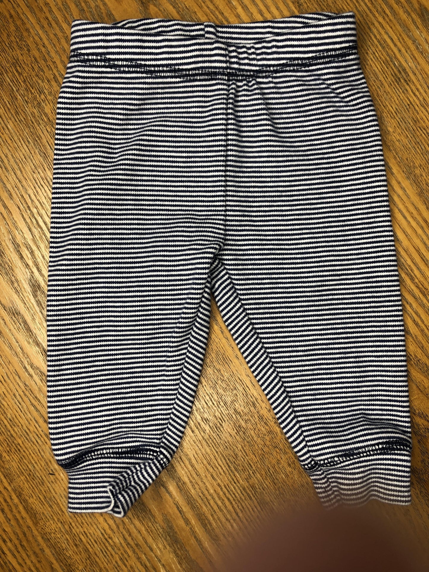 Carters Unisex Navy Blue | White Pants Size: 3-6 months Navy Blue | White