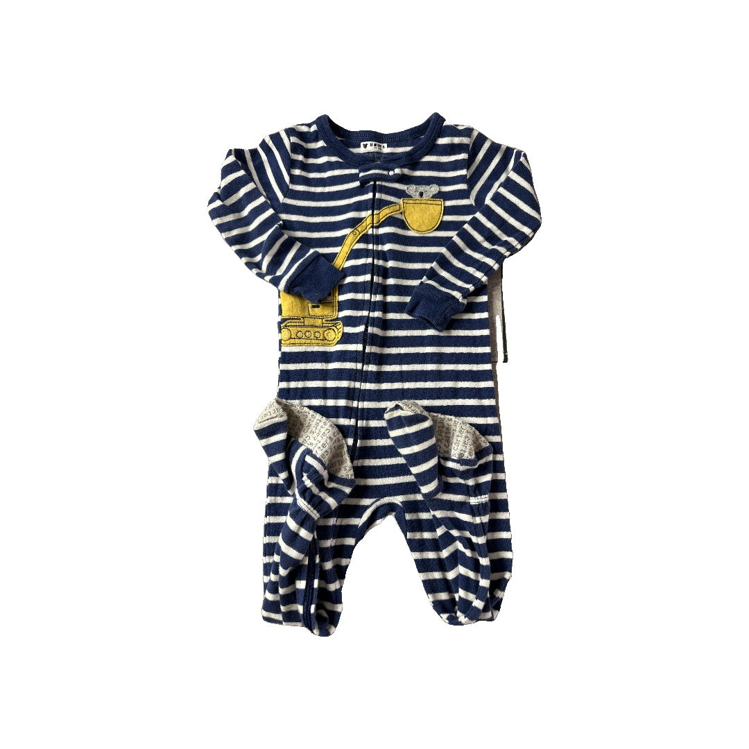 Carters Boys Navy Blue | White Pajamas Size: 24 months Navy Blue | White