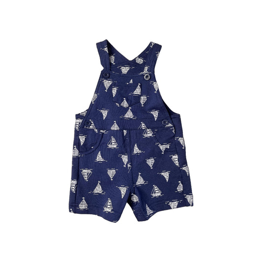 Carters Boys Navy Blue | White Overalls Size: 6-9 months Navy Blue | White