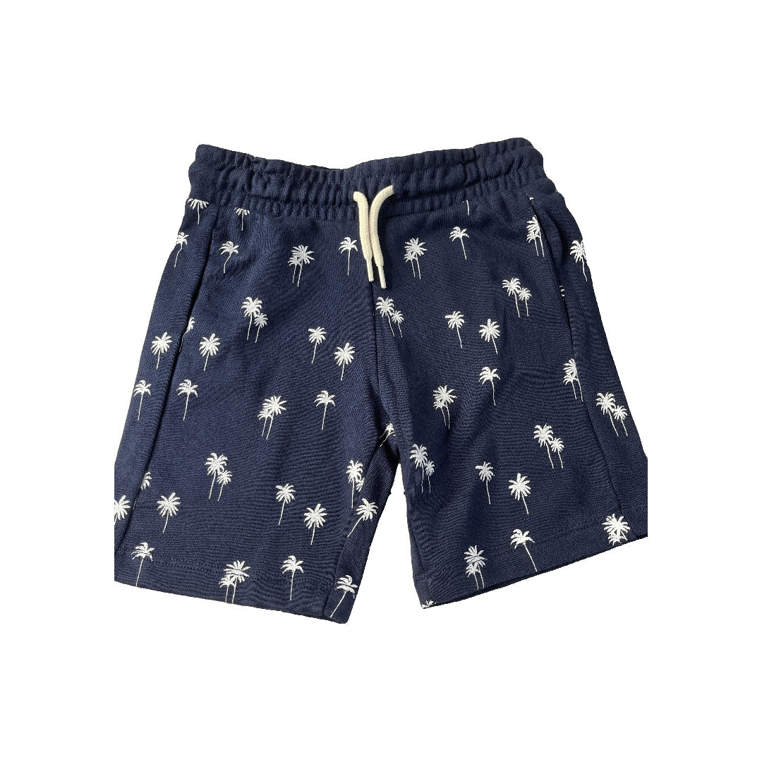 H&M Boys Navy Blue | White Shorts Size: 4T Navy Blue | White