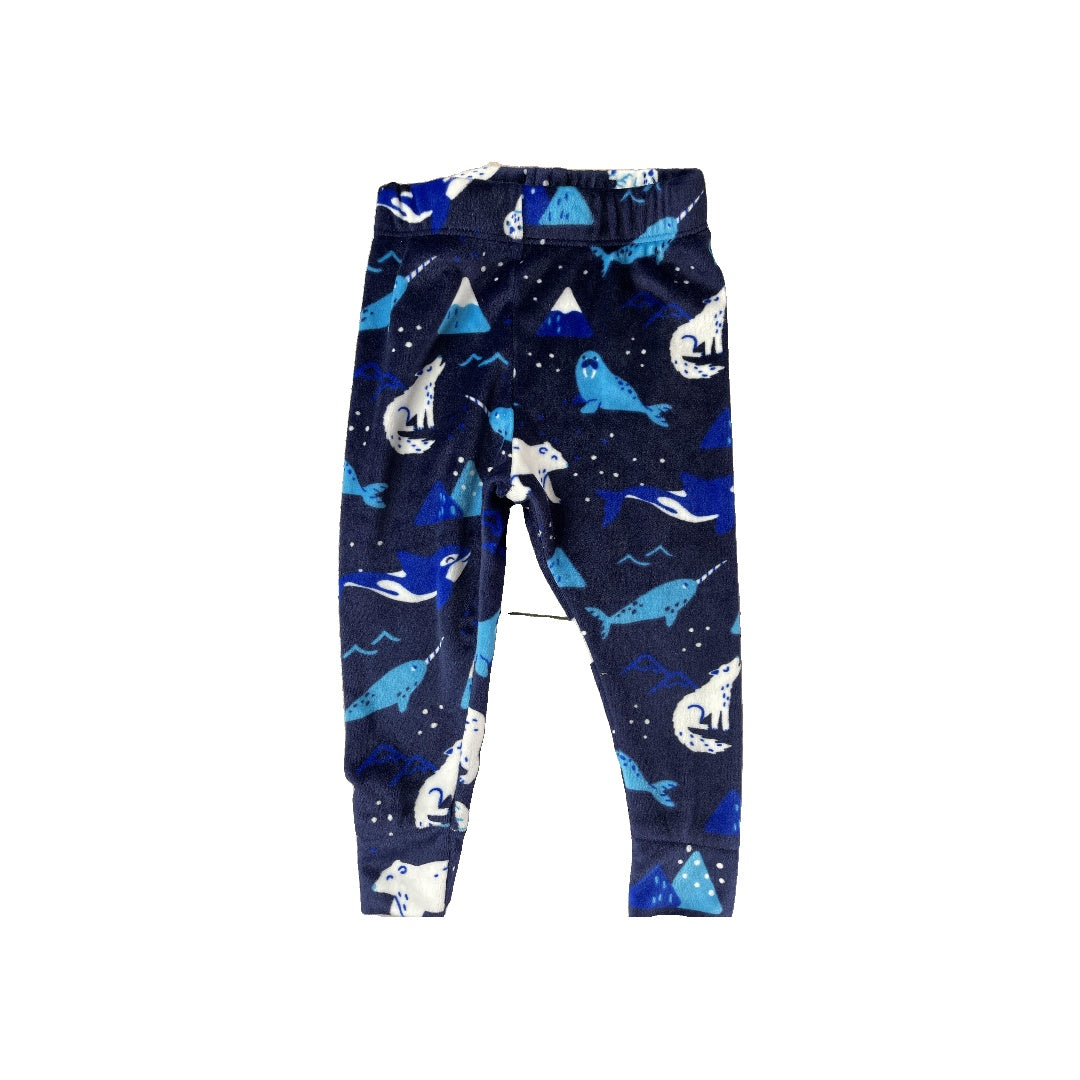 Cat & Jack Boys Navy Blue | White Pajamas Size: 12-18 months Navy Blue | White