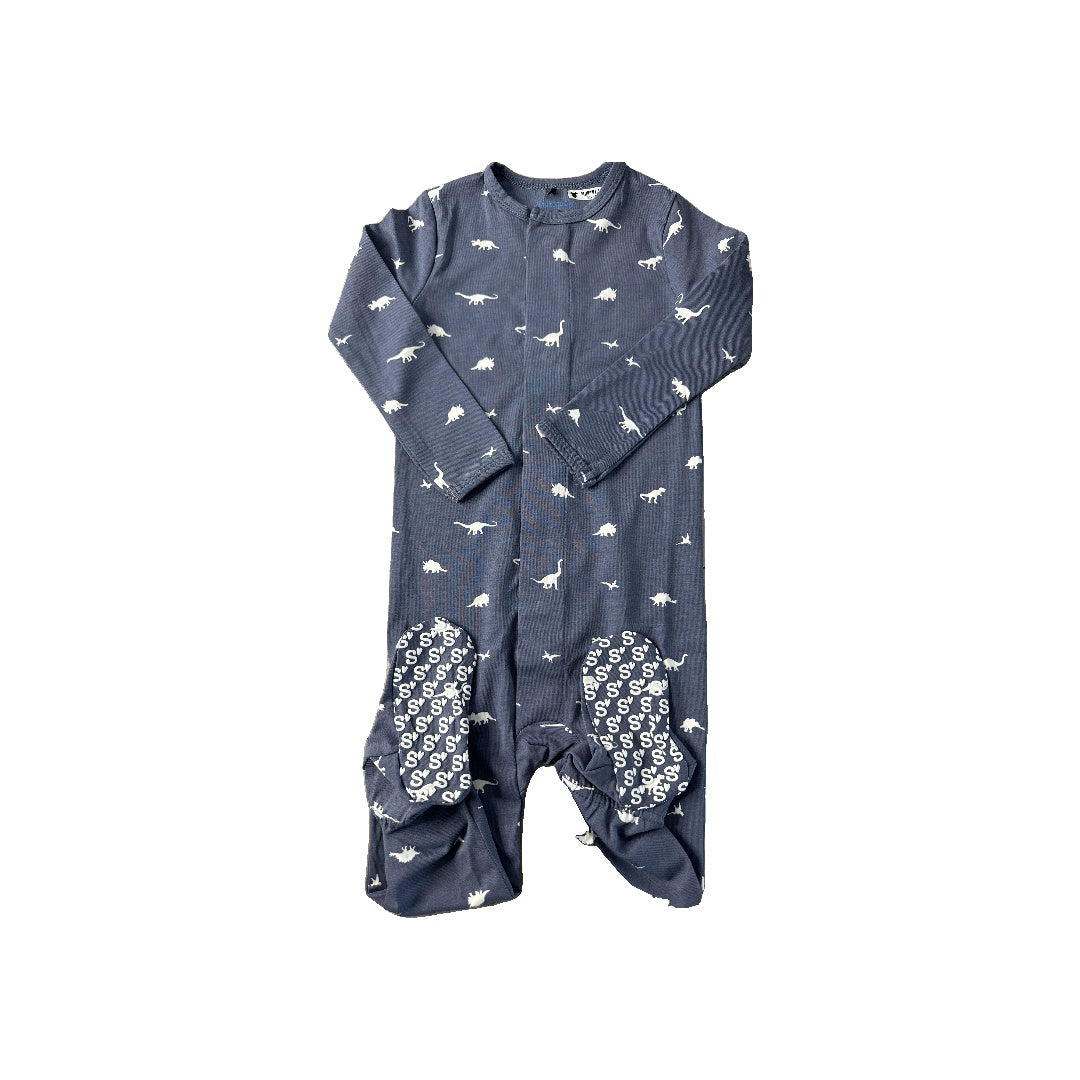 Simply Magnetic Me Unisex Navy Blue | White Pajamas Size: 12-18 months Navy Blue | White