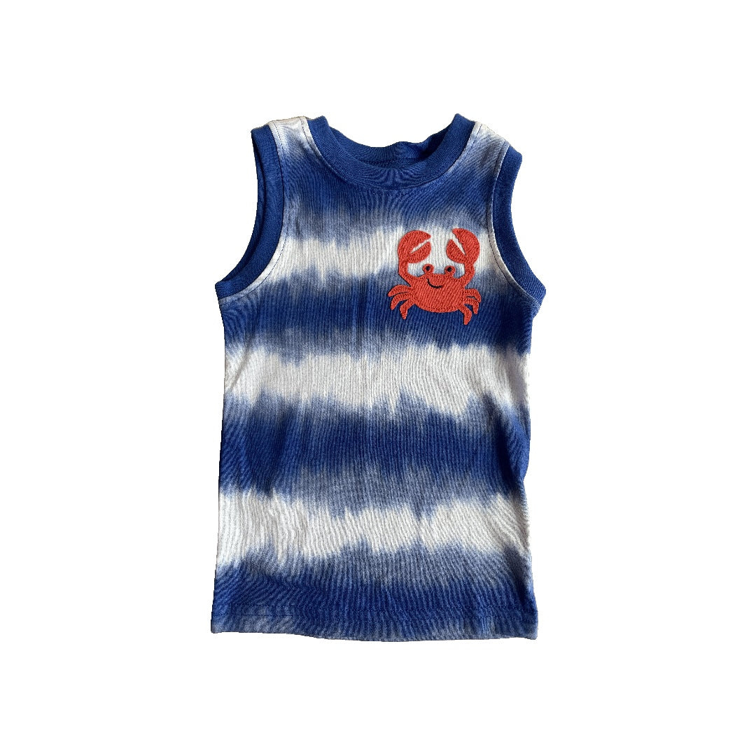 Carters Boys Navy Blue | White Pajamas Size: 2T Navy Blue | White