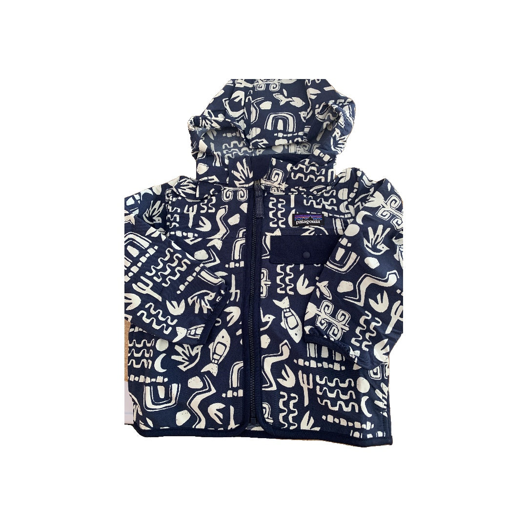 Patagonia Boys Navy Blue | White Jacket Size: 12-18 months Navy Blue | White