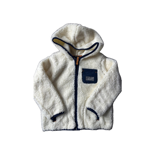 Eddie Bauer Unisex Navy Blue | White Hoodie Size: 3T Navy Blue | White