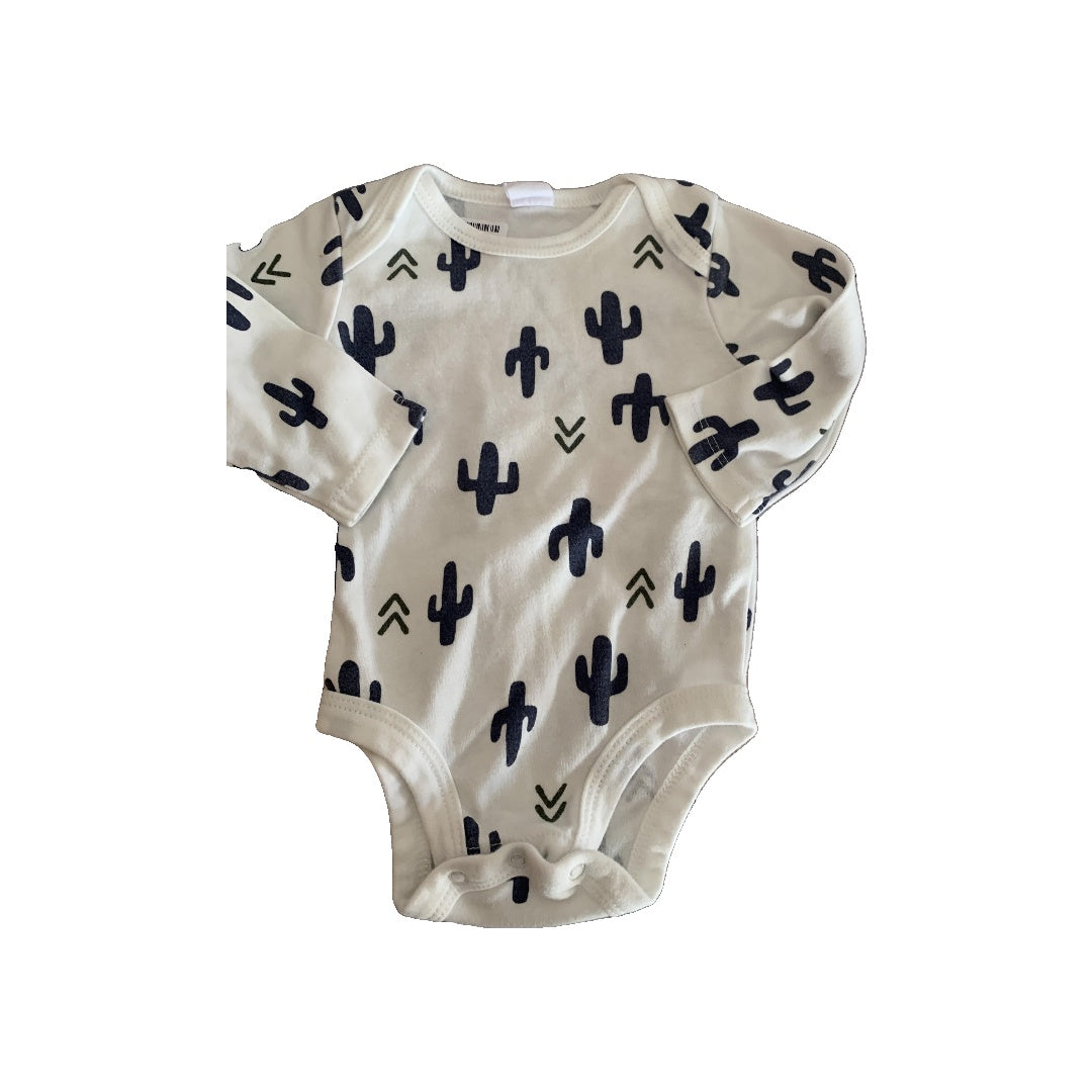 PL Baby Unisex Navy Blue | White Onesie Size: 3 months Navy Blue | White