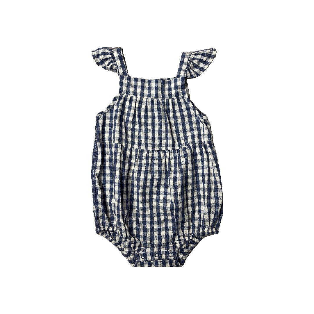 Cat & Jack Girls Navy Blue | White Onesie Size: 18 months Navy Blue | White