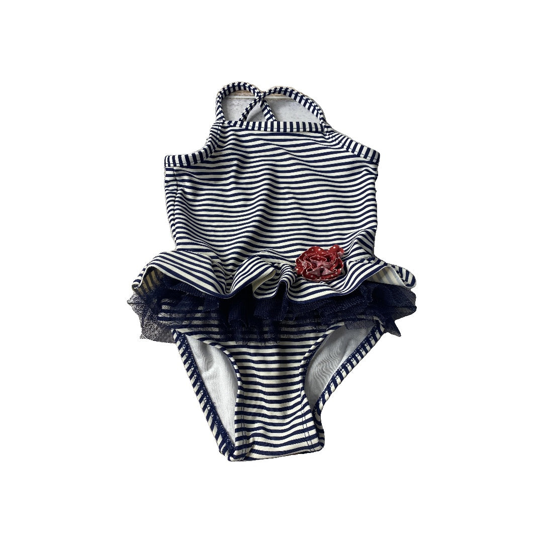 Circo Girls Navy Blue | White Swimwear Size: 12 months Navy Blue | White