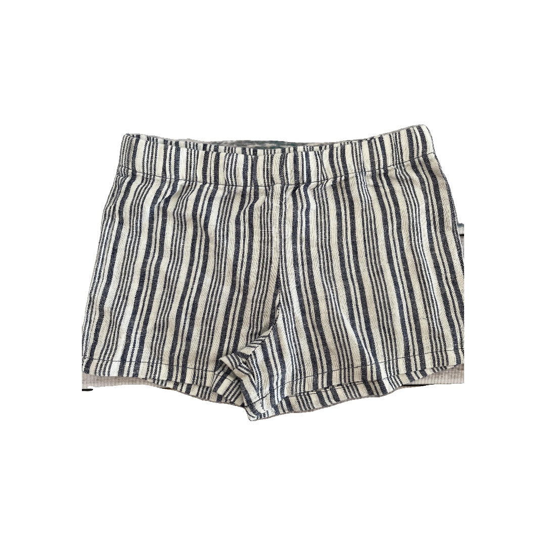 Carters Girls Navy Blue | White Shorts Size: 18-24 months Navy Blue | White