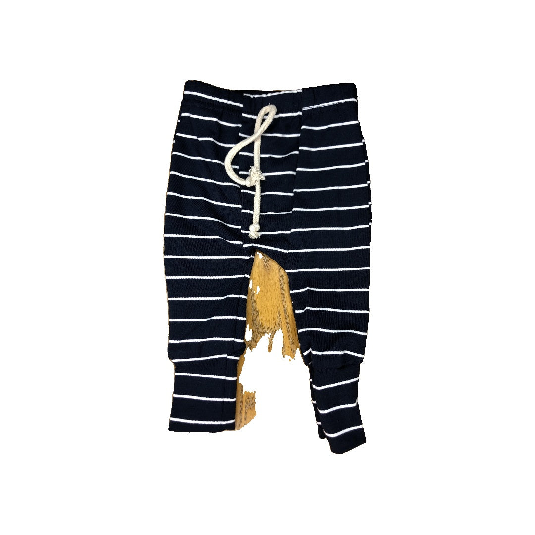 Forever French Unisex Navy Blue | White Pants Size: 3-6 months Navy Blue | White