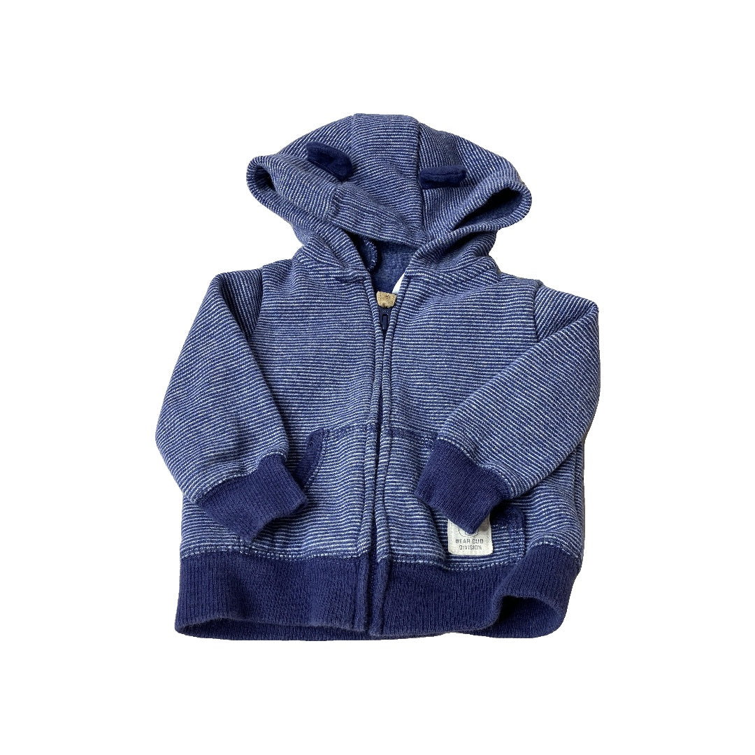 Carters Boys Navy Blue | Wool White | Stripe Sweater Size: 3 months Navy Blue | Wool White | Stripe