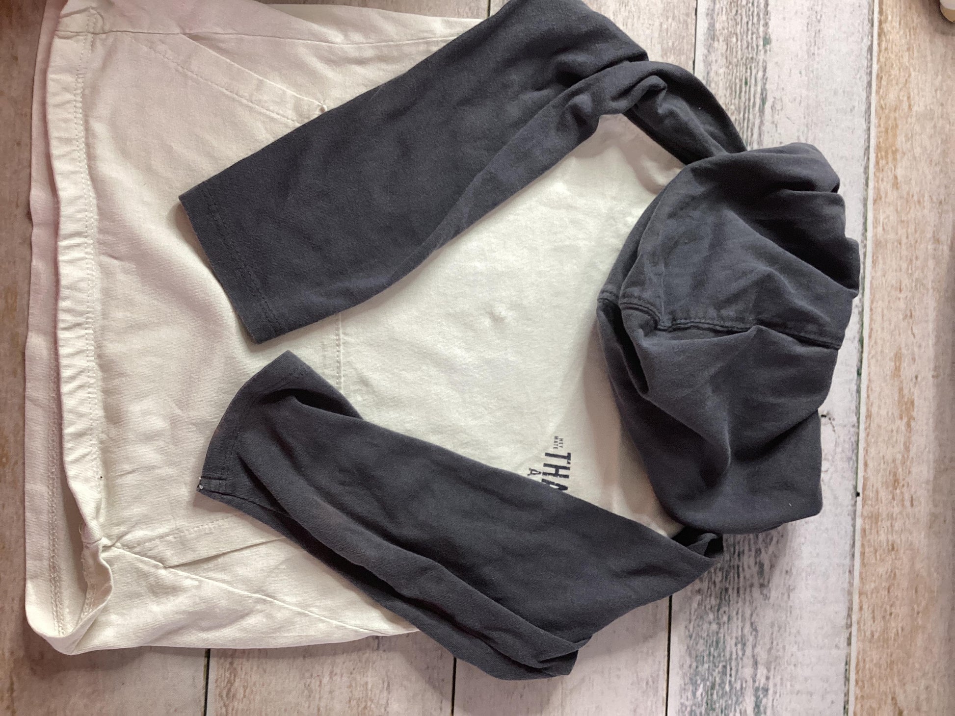 Zara Boys Navy Blue | Wool White Sweatshirt Size: 3-4 Years Navy Blue | Wool White