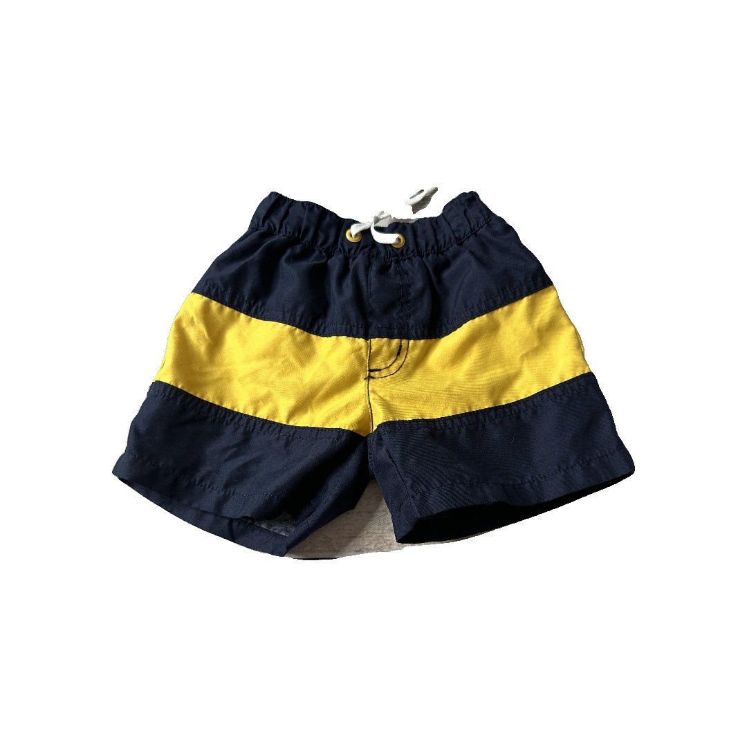 Gymboree Boys Navy Blue | Yellow Trunks Size: 18-24 months Navy Blue | Yellow