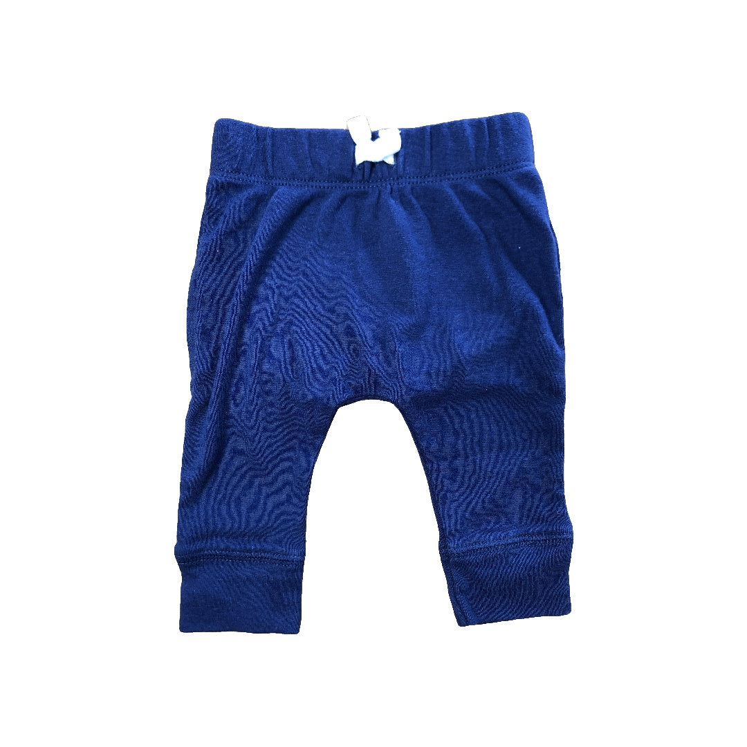 Carters Unisex Navy Blue Pants Size: 3 months Navy Blue