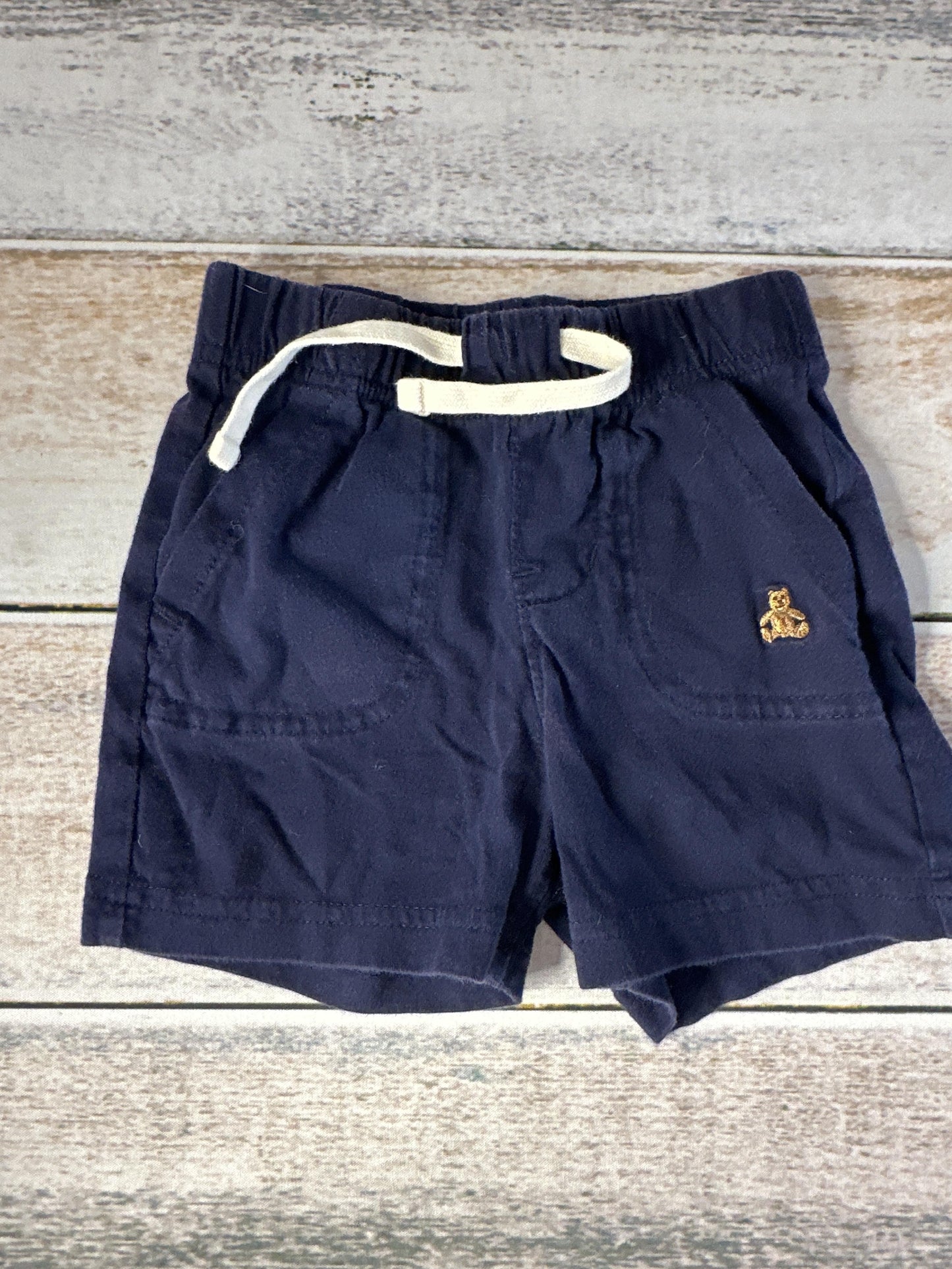 Gap Unisex Navy Blue Shorts Size: 12-18 months Navy Blue