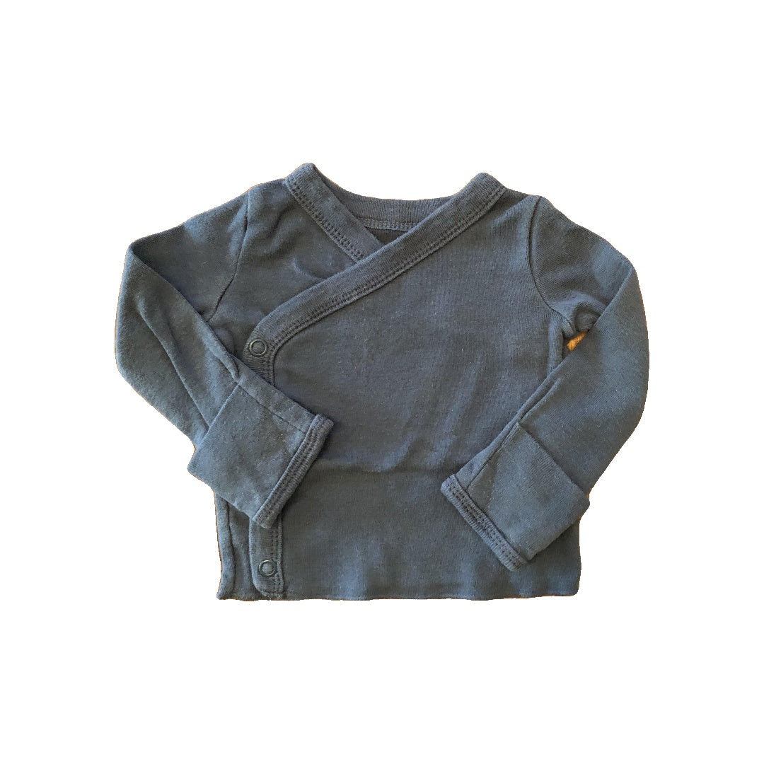 Carters Boys Navy Blue Shirt Size: Newborn Navy Blue