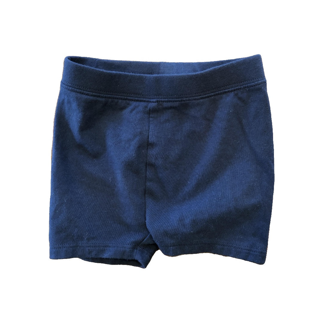Gap Unisex Navy Blue Shorts Size: 12-18 months Navy Blue