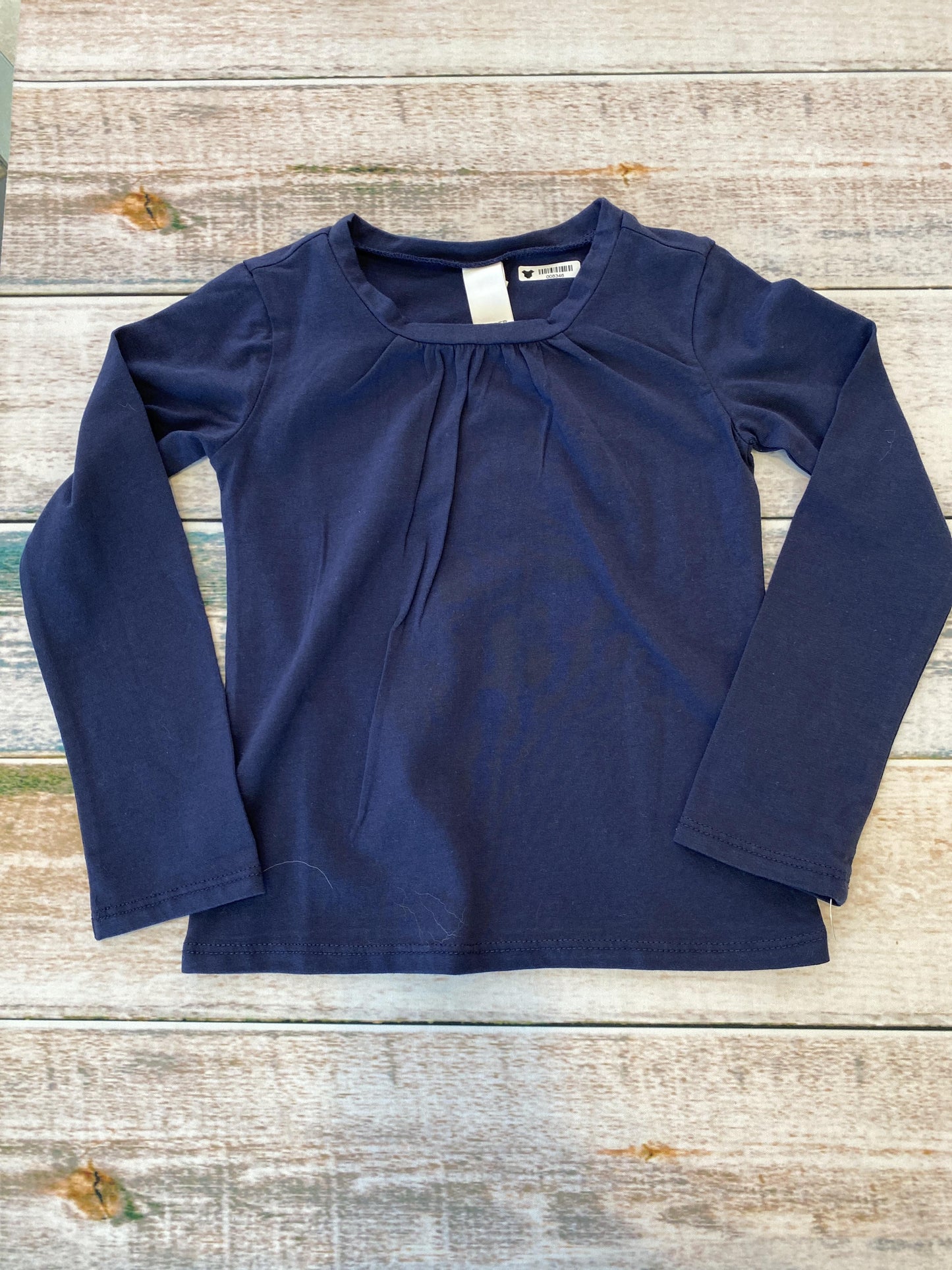 Harper Canyon Girls Navy Blue Long Sleeve Shirt Size: 3T Navy Blue