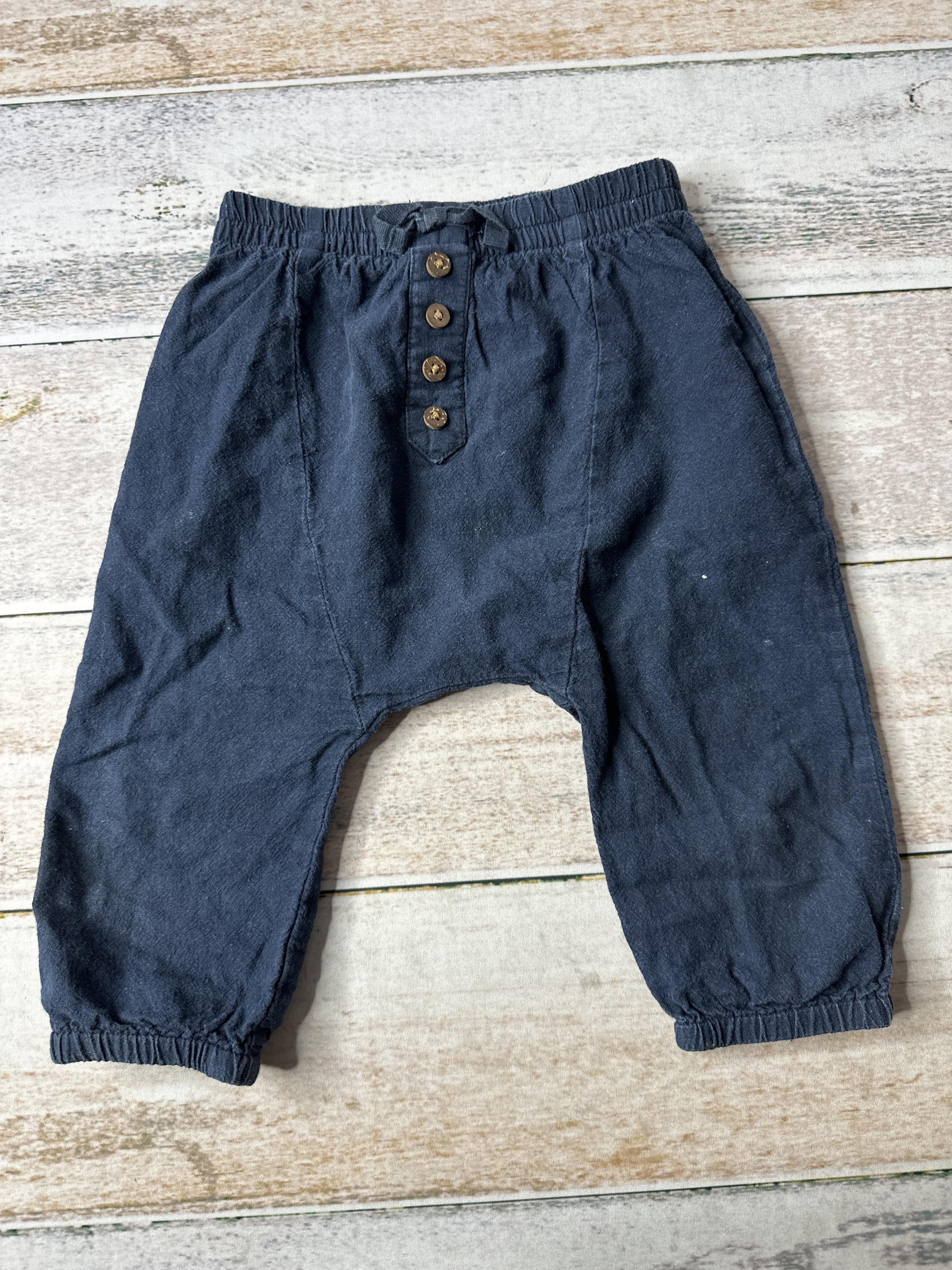 Oliver & Rain Boys Navy Blue Pants Size: 12-18 months Navy Blue