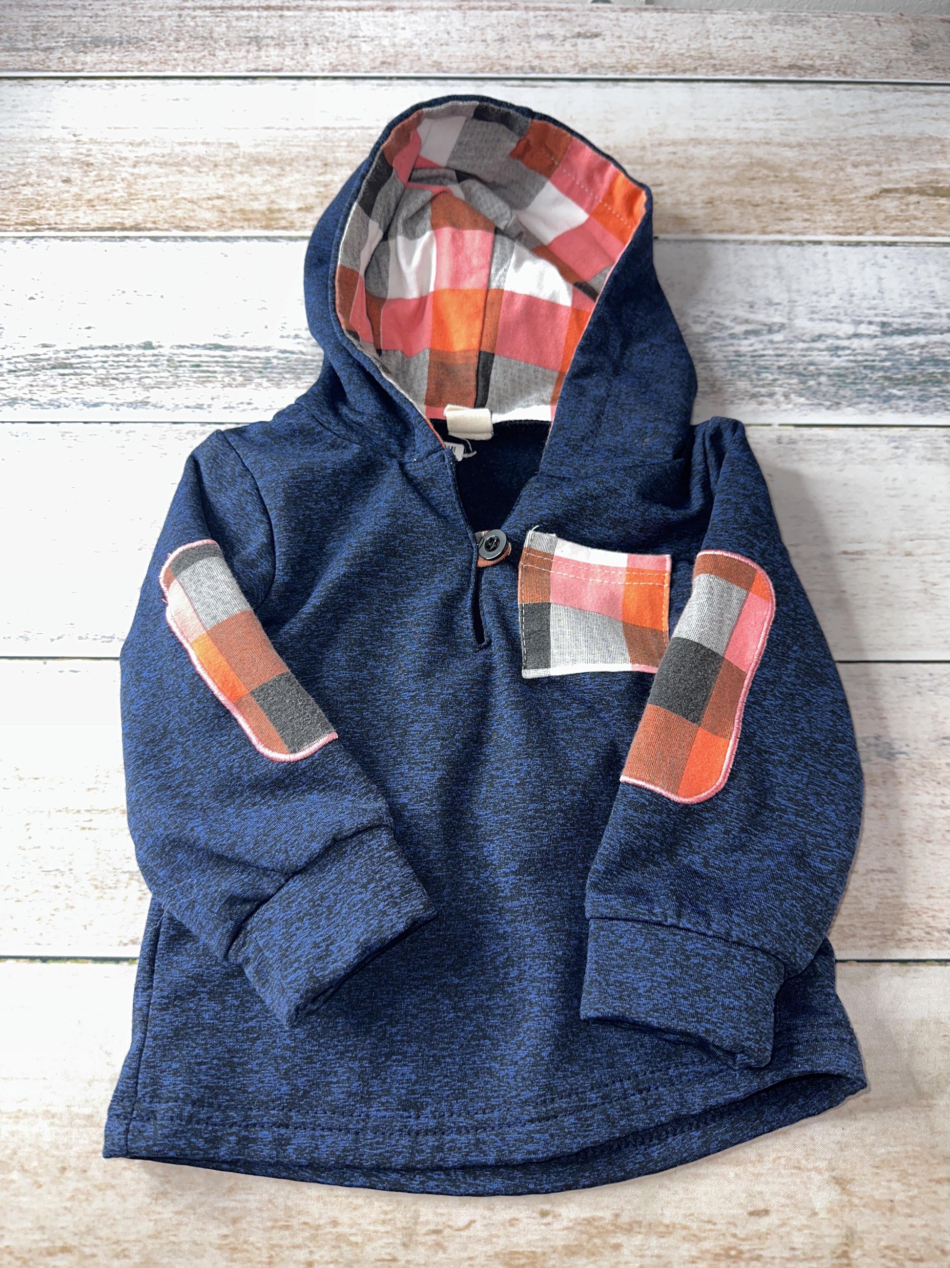 Unknown Boys Navy Blue Sweatshirt Size: 18 months Navy Blue