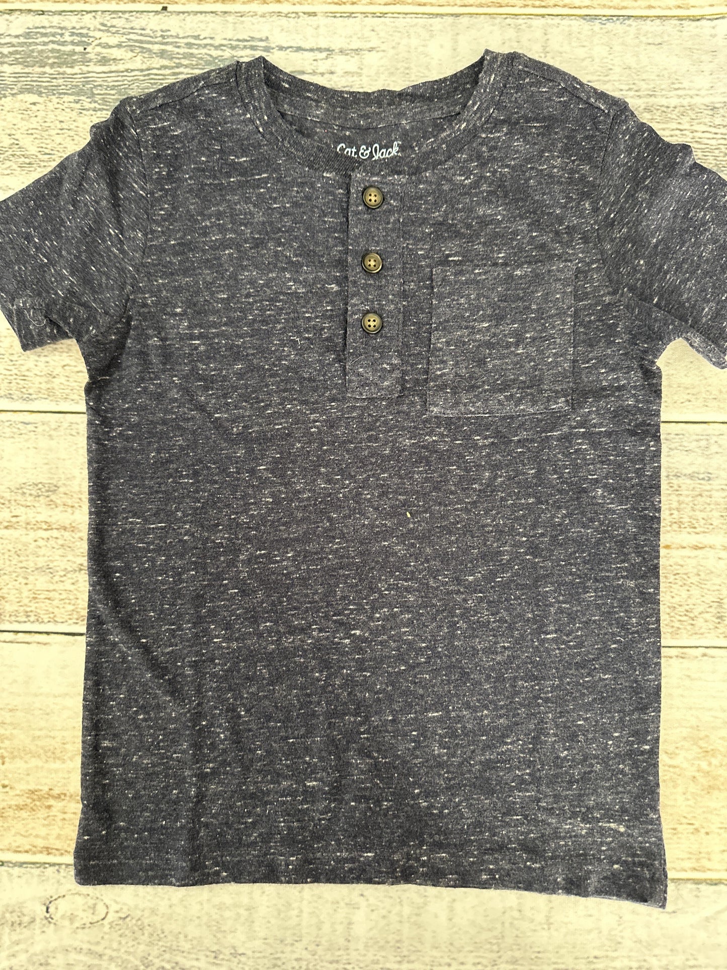 Cat & Jack Unisex Navy Blue T-Shirt Size: 4T Navy Blue