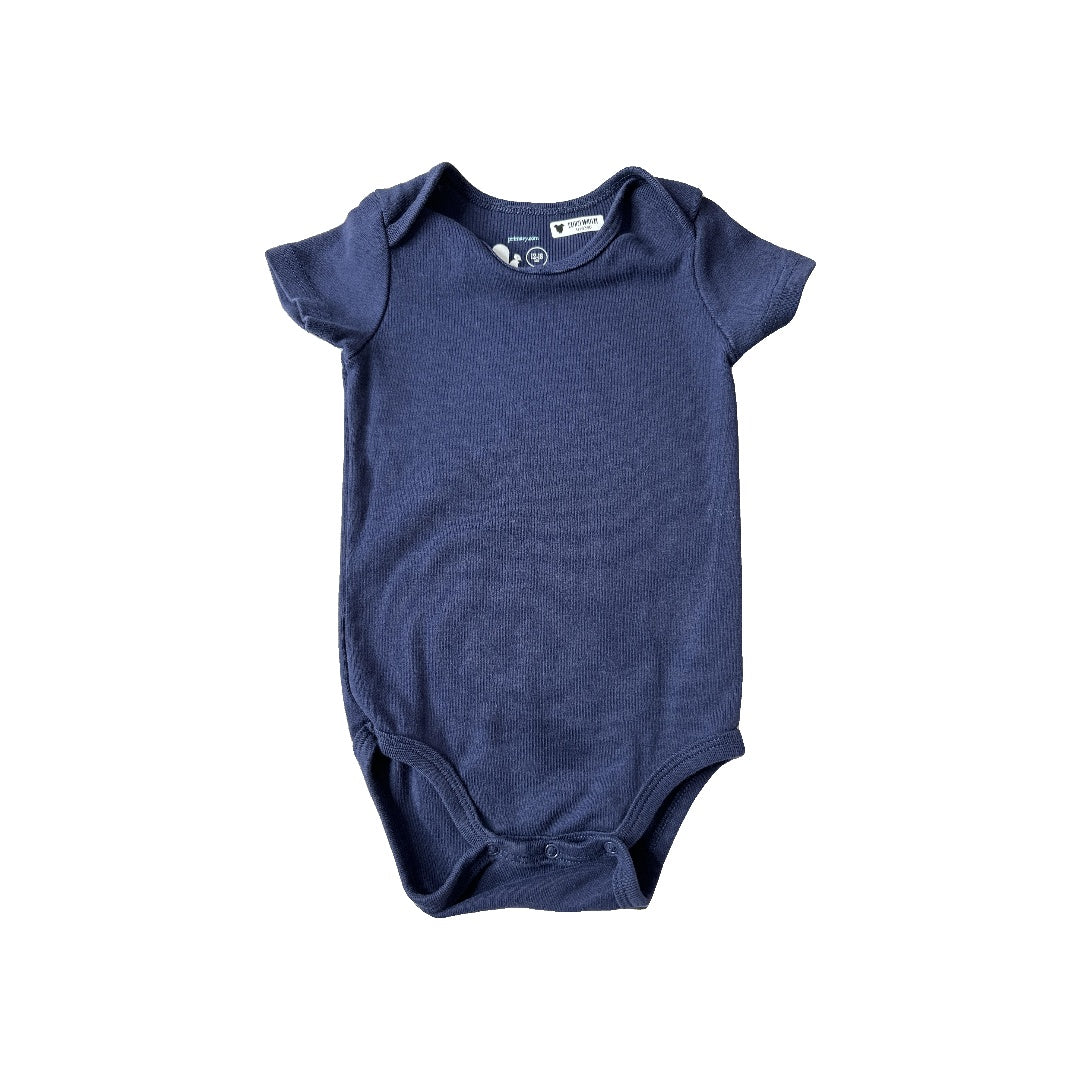 Primary Unisex Navy Blue Onesie Size: 12-18 months Navy Blue