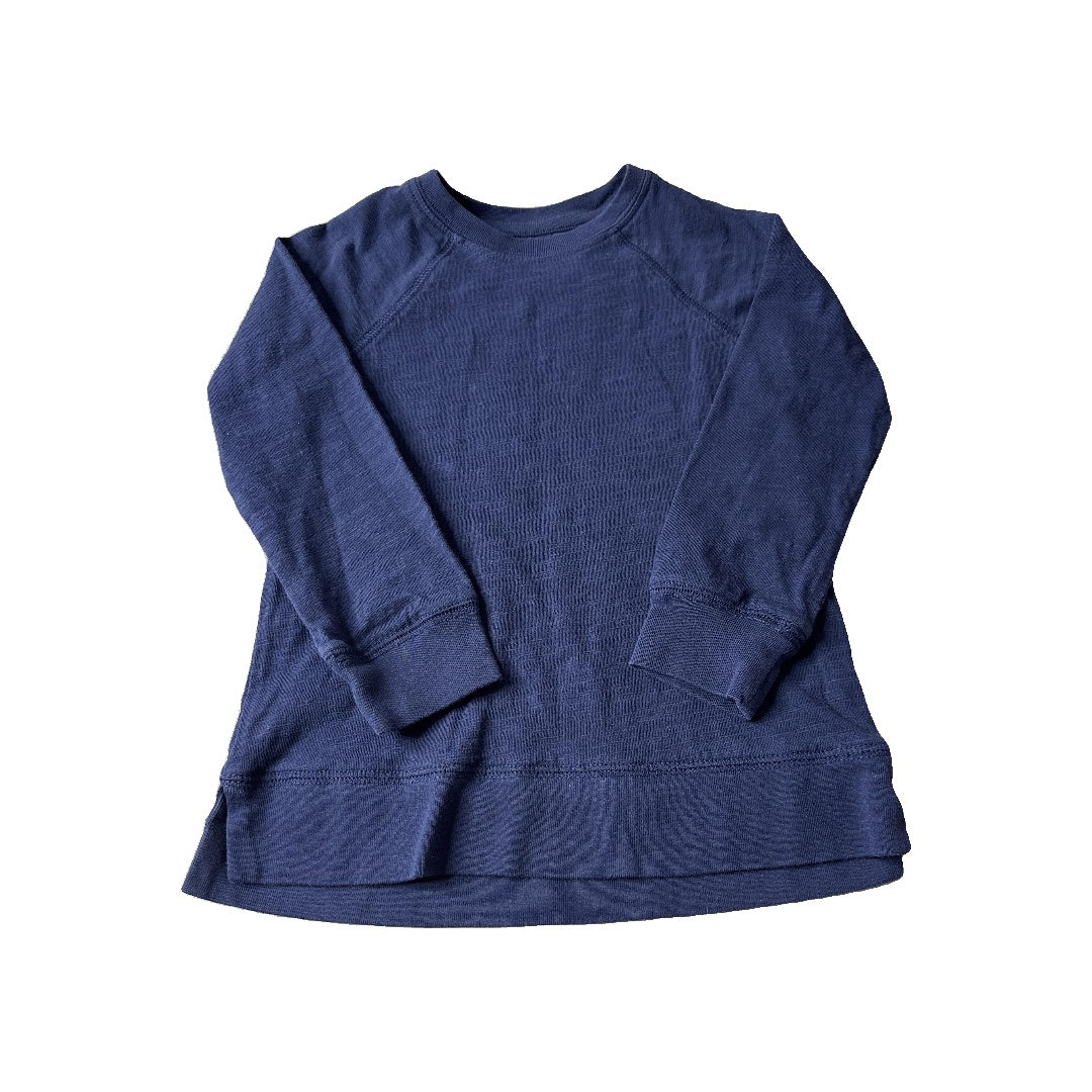 Primary Boys Navy Blue Long Sleeve Shirt Size: 3T Navy Blue