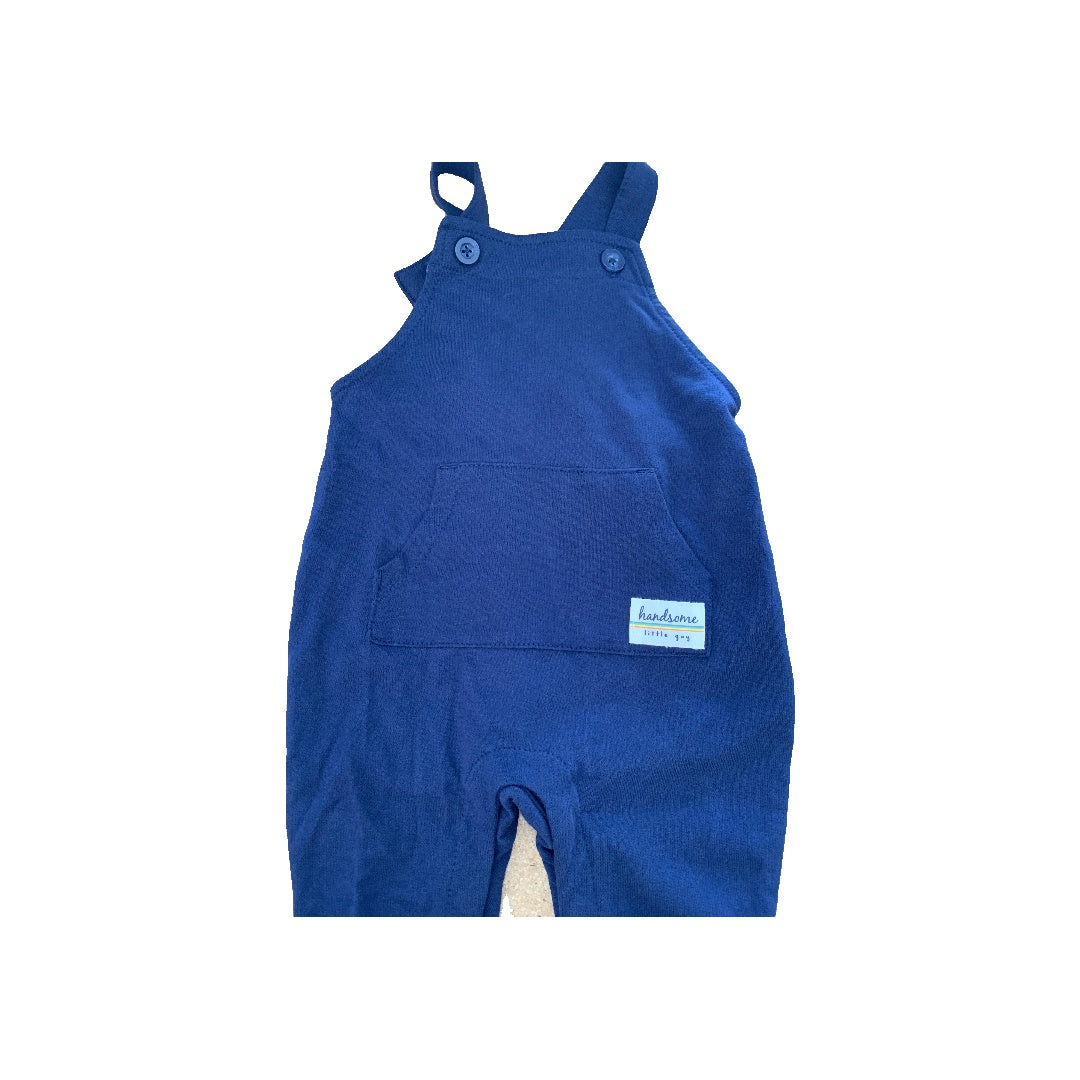 Boys Navy Blue Overalls Size: 12M Navy Blue
