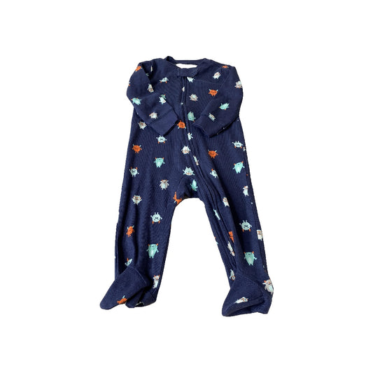 Carters Unisex Navy Blue Pajamas Size: 9 months Navy Blue