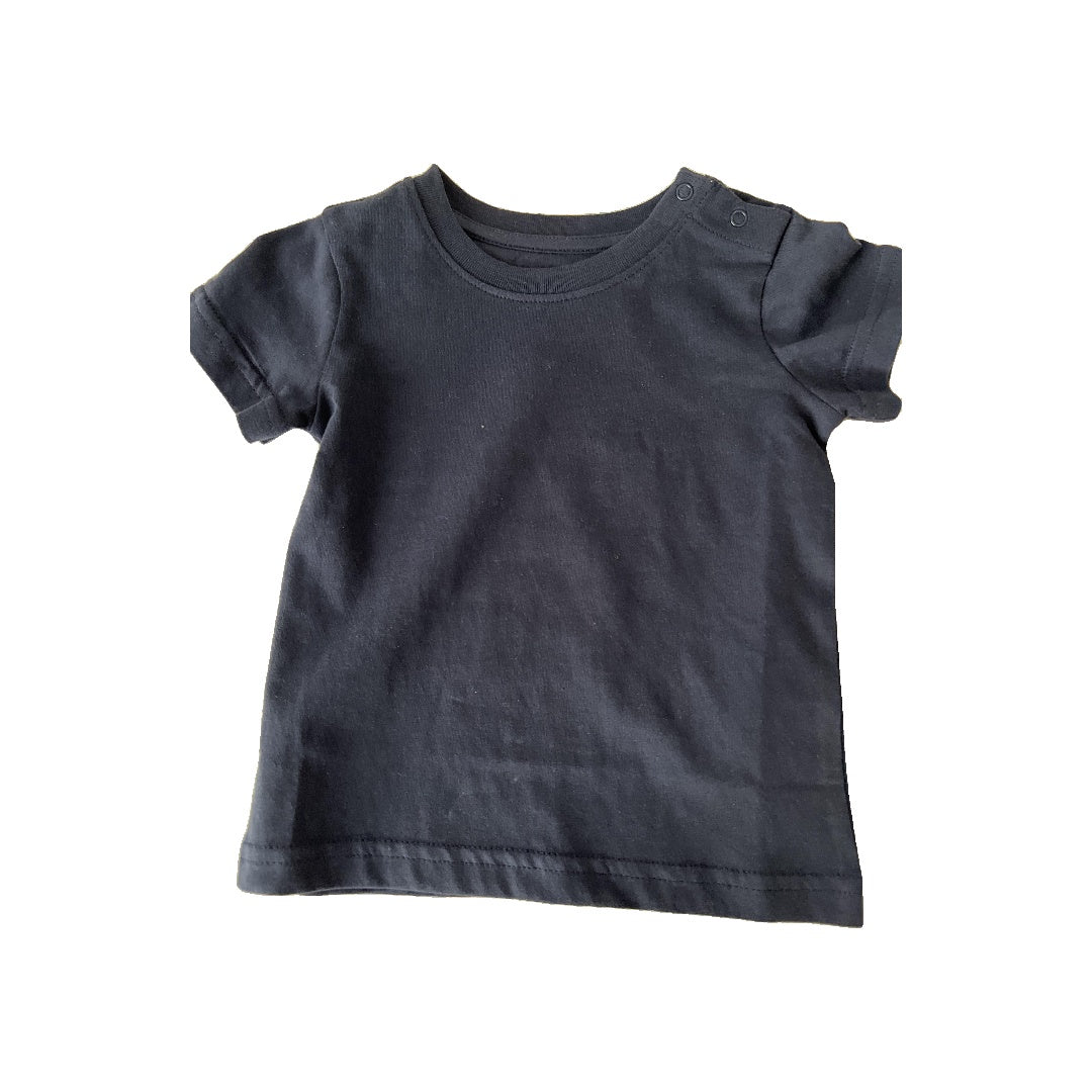 Primary Boys Navy Blue T-Shirt Size: 6-12 months Navy Blue
