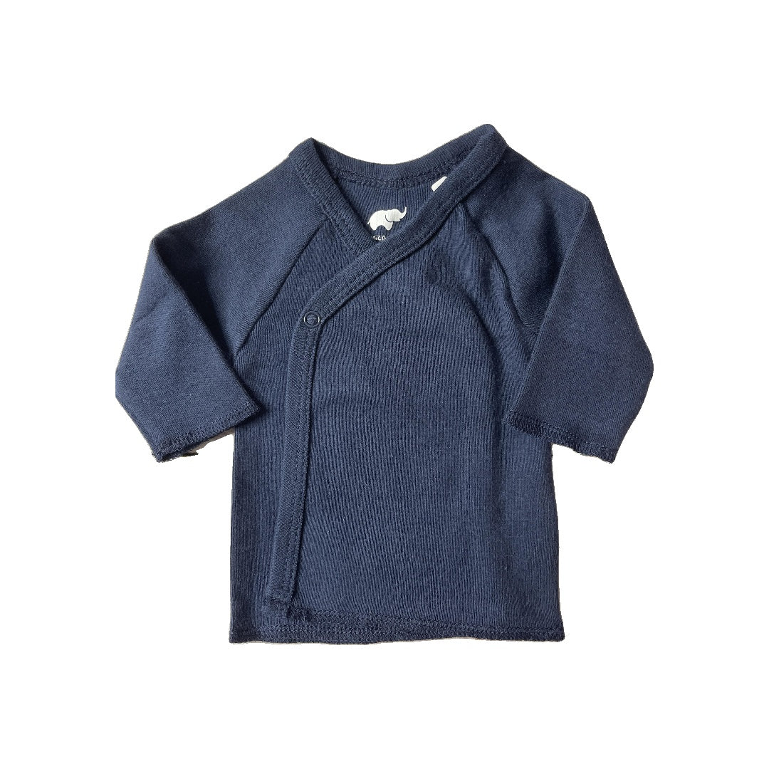 Monica + Andy Unisex Navy Blue Shirt Size: Preemie Navy Blue