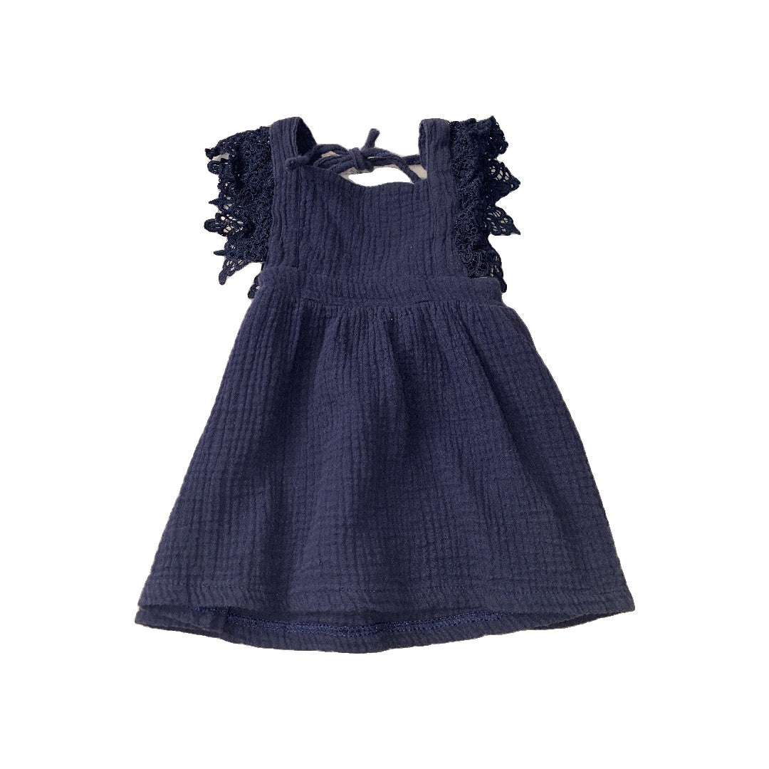 Girls Navy Blue Dress Size: 18-24 months Navy Blue