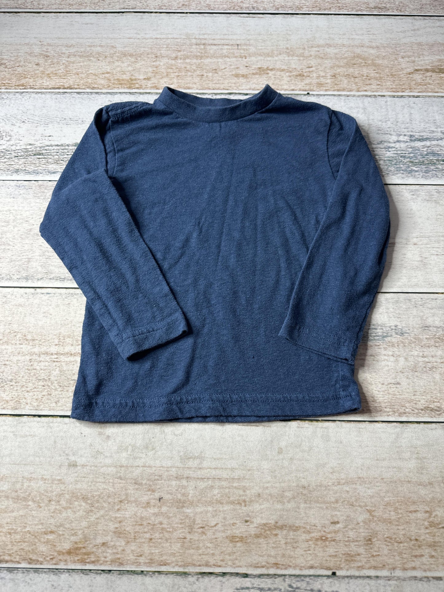 Tucker + Tate Boys Navy Blue Long Sleeve Shirt Size: 2T Navy Blue