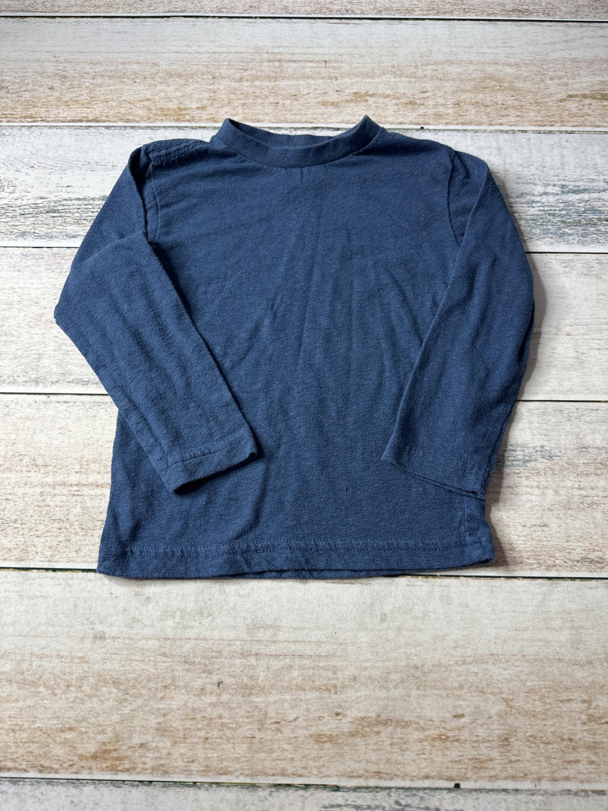 Tucker + Tate Boys Navy Blue Long Sleeve Shirt Size: 2T Navy Blue