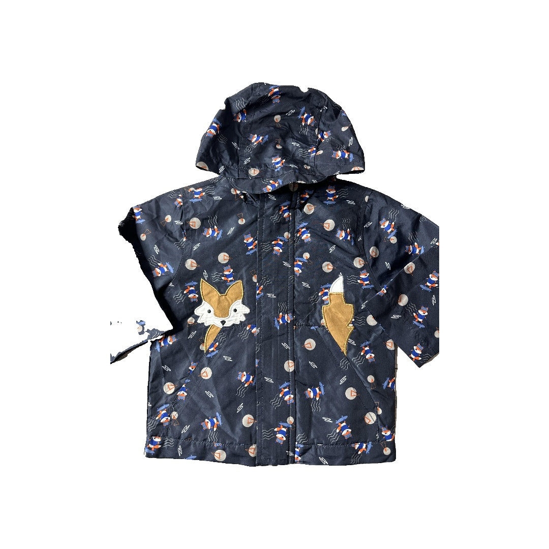 London Fog Unisex Navy Blue Rain Coat Size: 18 months Navy Blue